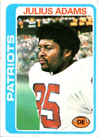 1978 Topps Julius Adams #401