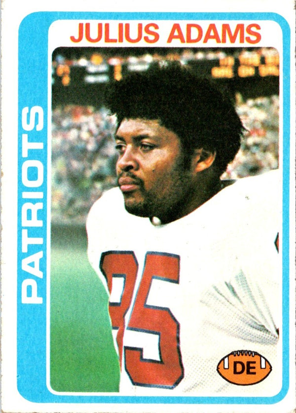 1978 Topps Julius Adams #401