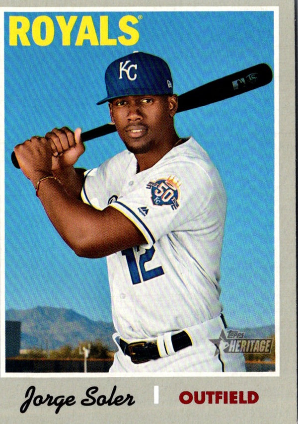 2019 Topps Heritage Jorge Soler #165