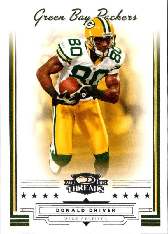 2006 Donruss Threads Donald Driver #44