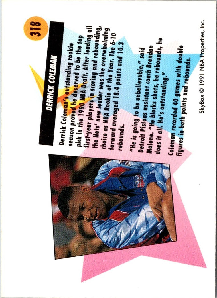 1991 SkyBox Derrick Coleman