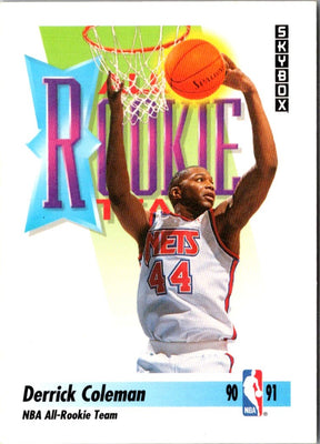 1991 SkyBox Derrick Coleman #318