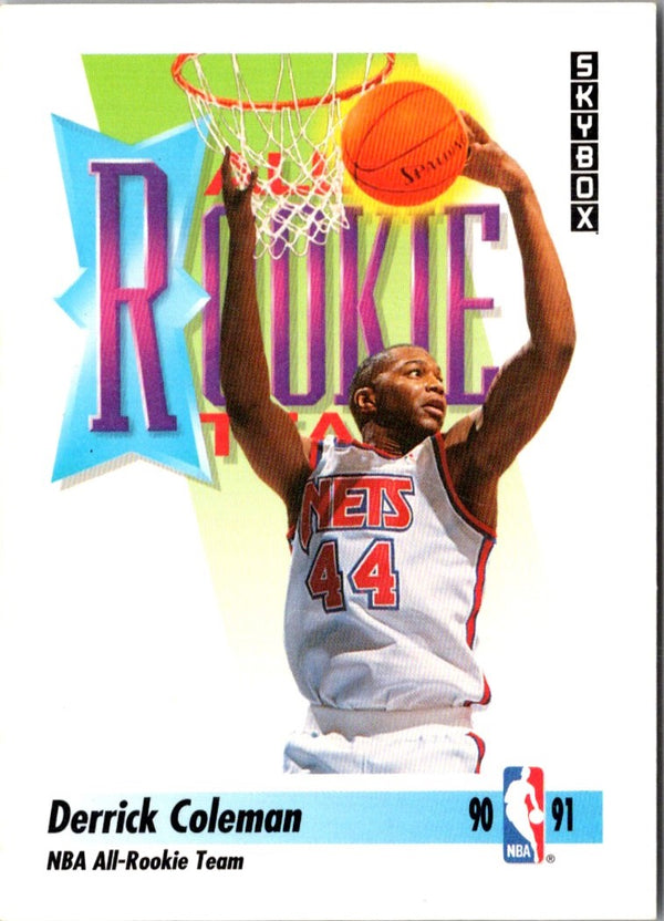 1991 SkyBox Derrick Coleman #318