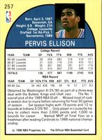 1990 Hoops Pervis Ellison #257 Rookie