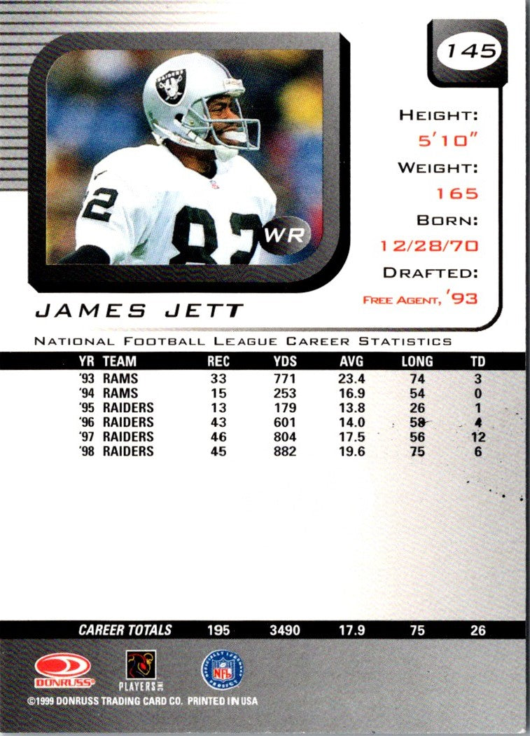 1999 Leaf Rookies & Stars James Jett