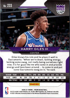 2020 Panini Prizm Blue Prizms Harry Giles III #233