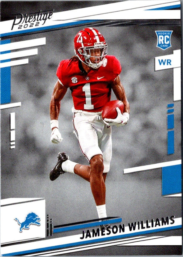 2022 Panini Prestige Jameson Williams #307 Rookie