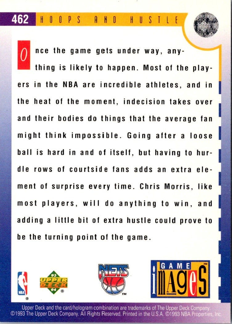 1993 Upper Deck Chris Morris