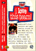 1995 Collector's Choice Kenny Anderson #382
