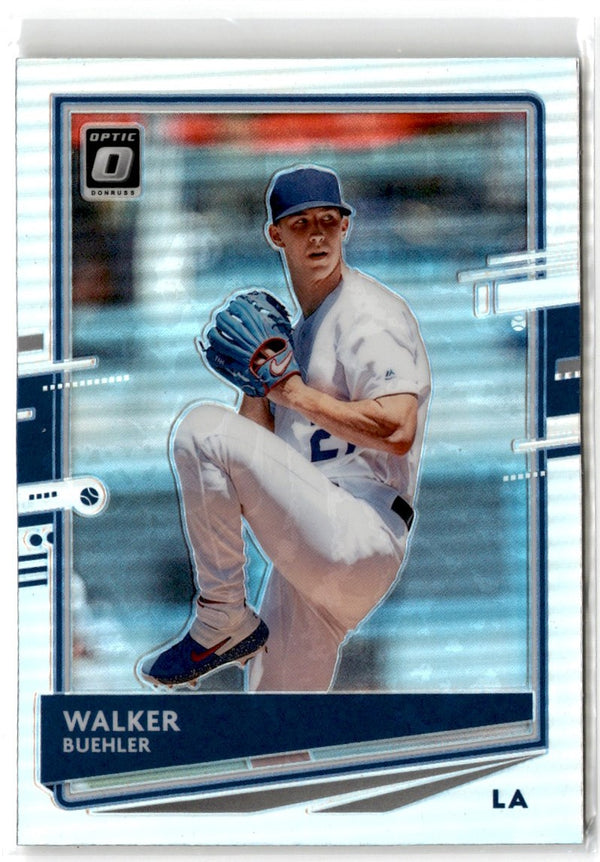 2020 Donruss Optic Carolina Blue and White Walker Buehler #97