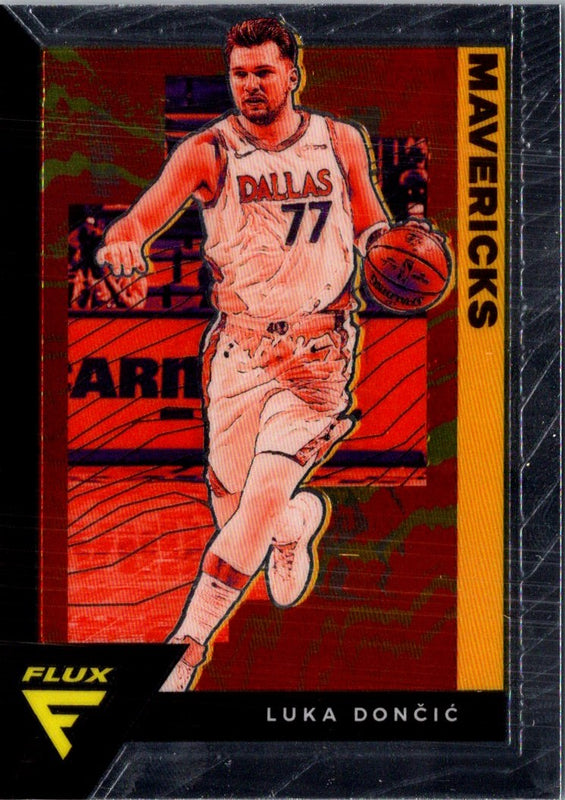 2020 Panini Flux Blue Luka Doncic #37