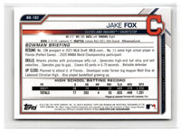 2021 Bowman Draft 1st Edition Jake Fox #BD-102