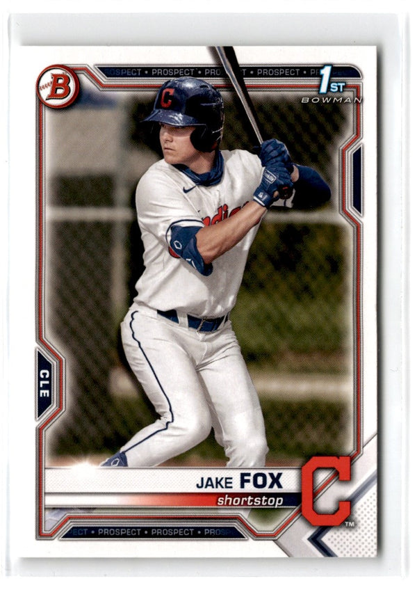 2021 Bowman Draft 1st Edition Jake Fox #BD-102