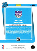 2021 Donruss Rated Rookies Davion Mitchell