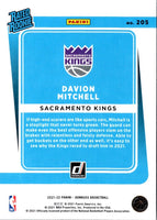 2021 Donruss Rated Rookies Davion Mitchell #205