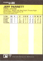 1986 Fleer Update Jeff Parrett #U-88