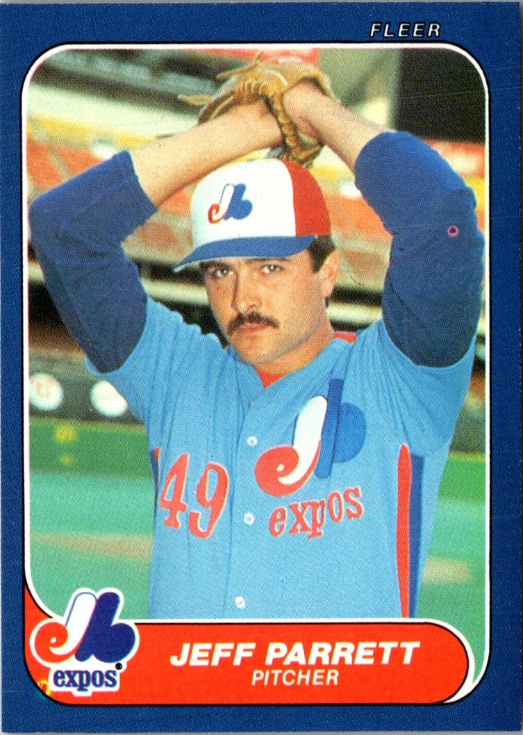 1986 Fleer Update Jeff Parrett