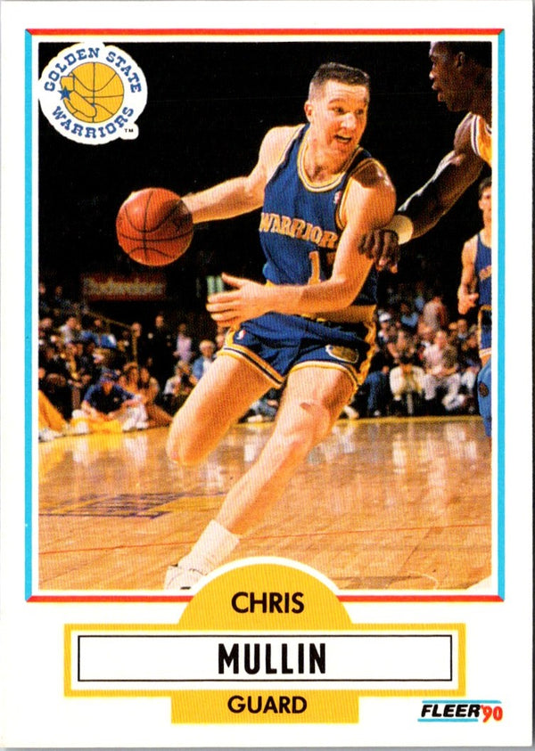 1990 Fleer Chris Mullin #66