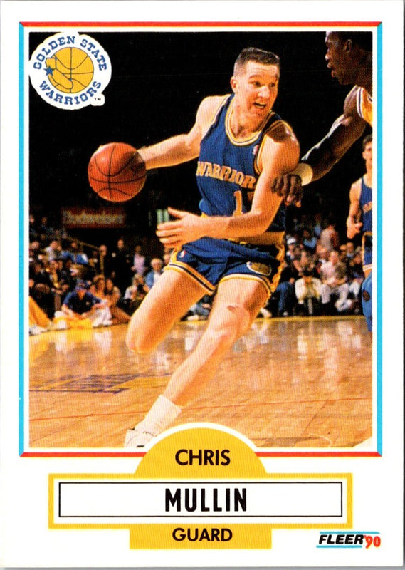1990 Fleer Chris Mullin #66