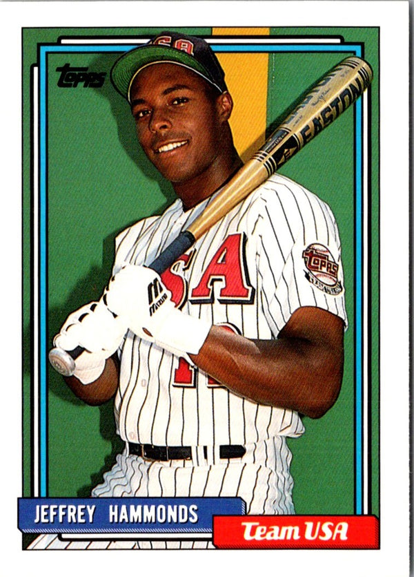 1992 Topps Traded Jeffrey Hammonds #45T Rookie