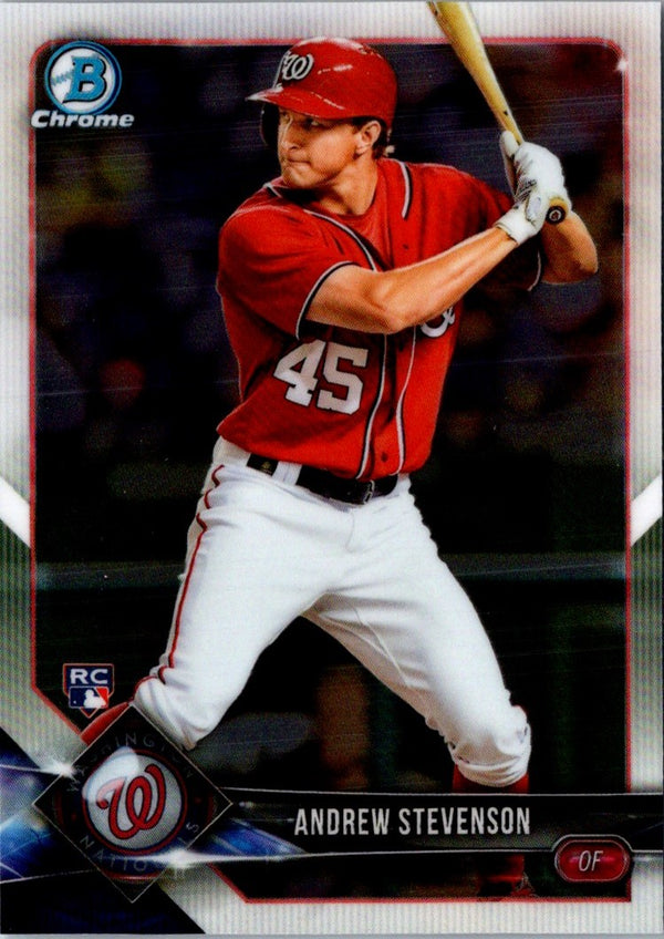 2018 Bowman Chrome Andrew Stevenson #56 Rookie