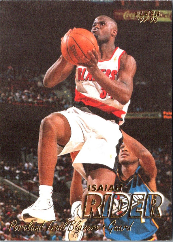 1997 Fleer Isaiah Rider #167