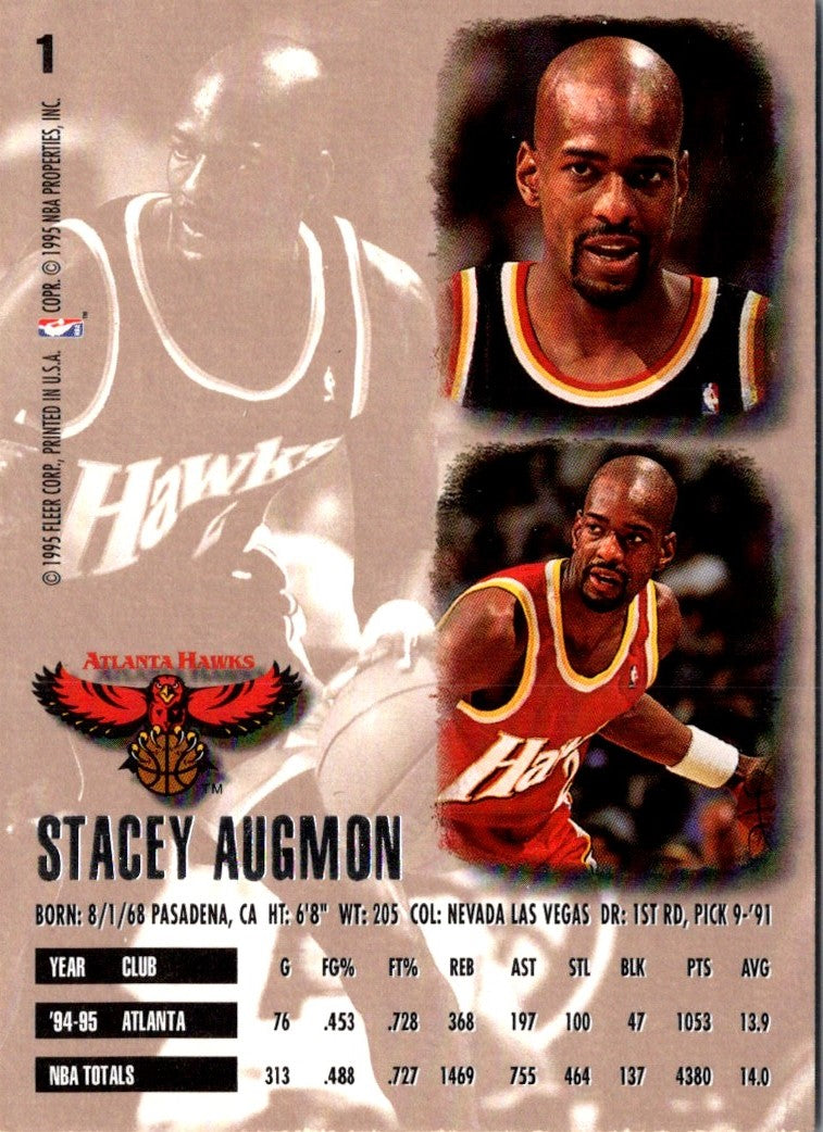 1995 Ultra Stacey Augmon