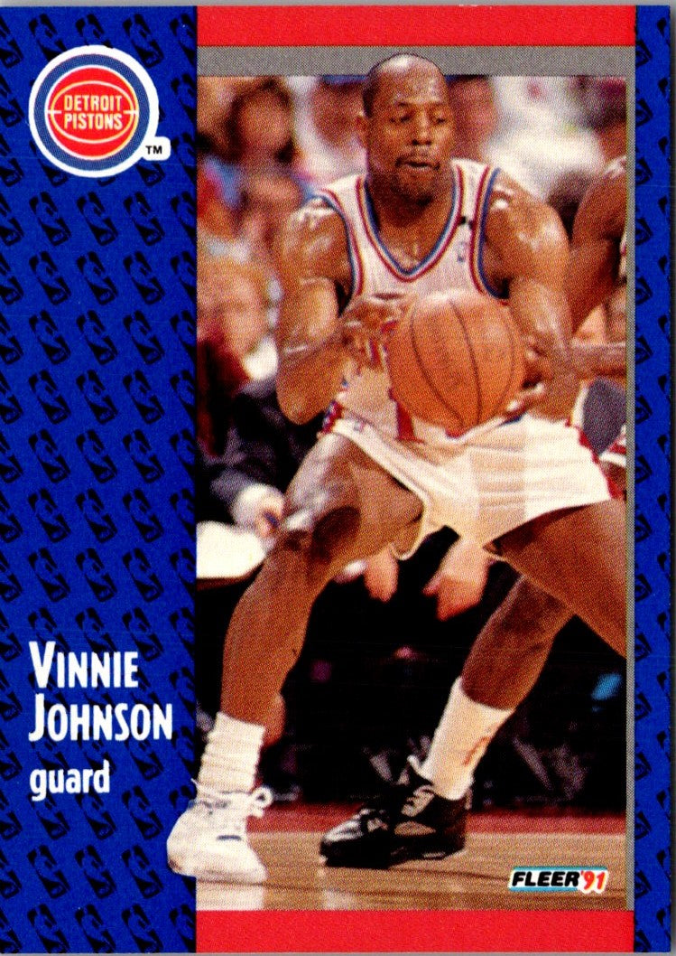 1991 Fleer Vinnie Johnson