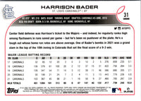 2022 Topps Chrome Harrison Bader #31