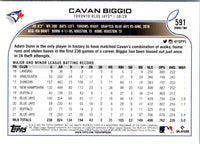 2022 Topps Blue Cavan Biggio #591