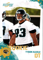 2010 Score Tyson Alualu #327 Rookie
