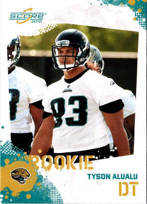 2010 Score Tyson Alualu #327 Rookie