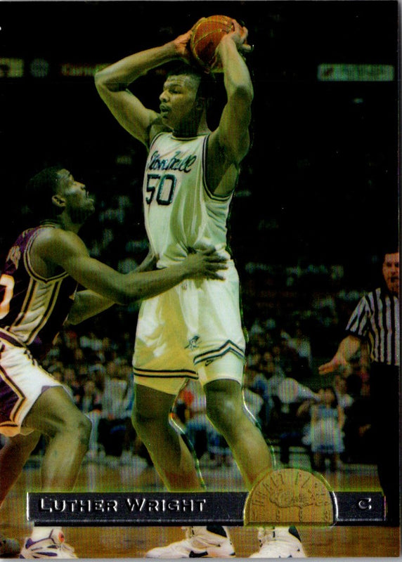 1993 Classic Draft Picks Chromium Stars Luther Wright #DS35