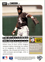 1996 Collector's Choice Mike Cameron #507 Rookie