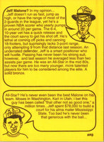 1993 First Amendment Publishing Skinnies Jeff Malone #89