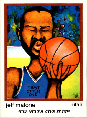 1993 First Amendment Publishing Skinnies Jeff Malone #89
