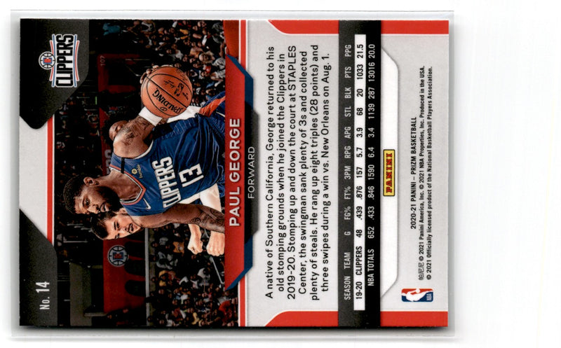 2021 Panini Paul George