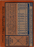 1978 Topps Rowland Office