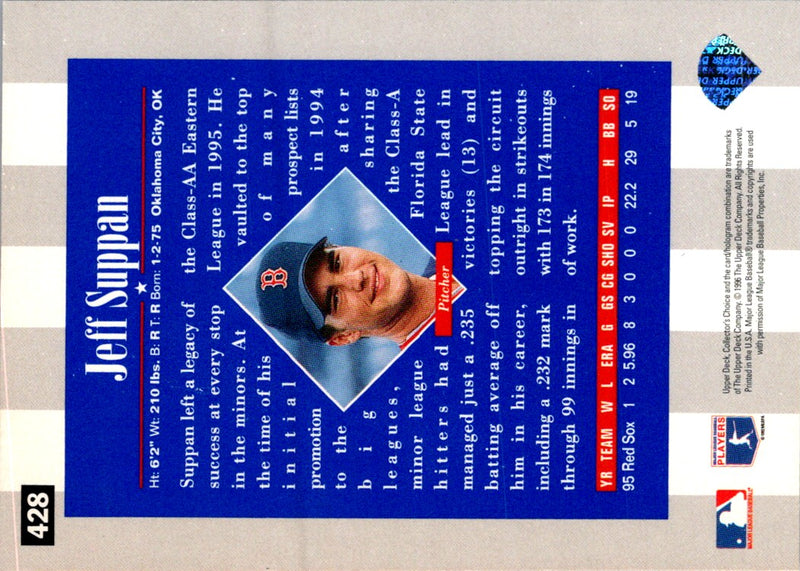 1996 Collector's Choice Jeff Suppan