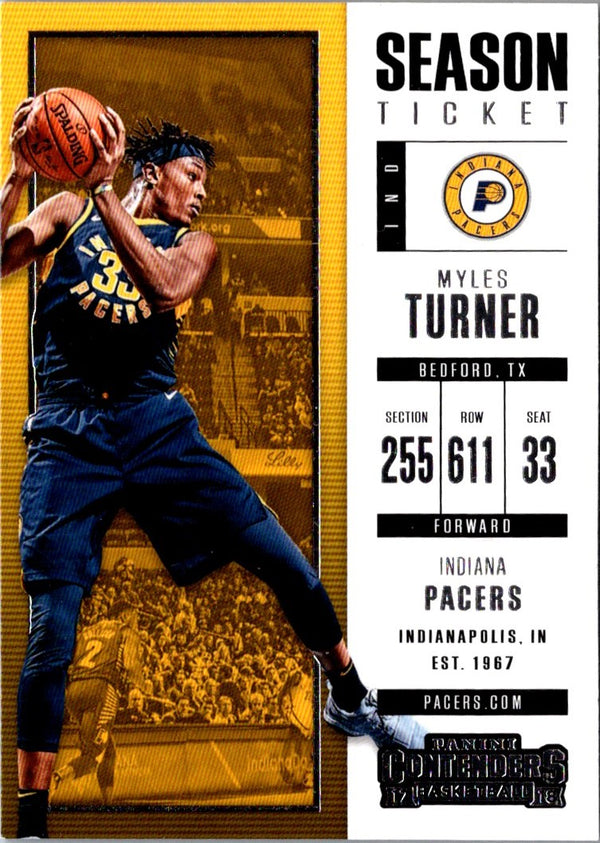 2017 Panini Myles Turner #10