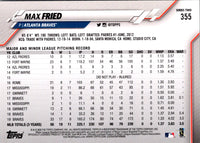 2020 Topps Max Fried #355