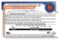 2024 Bowman Prospects Daiverson Gutierrez #BP-59