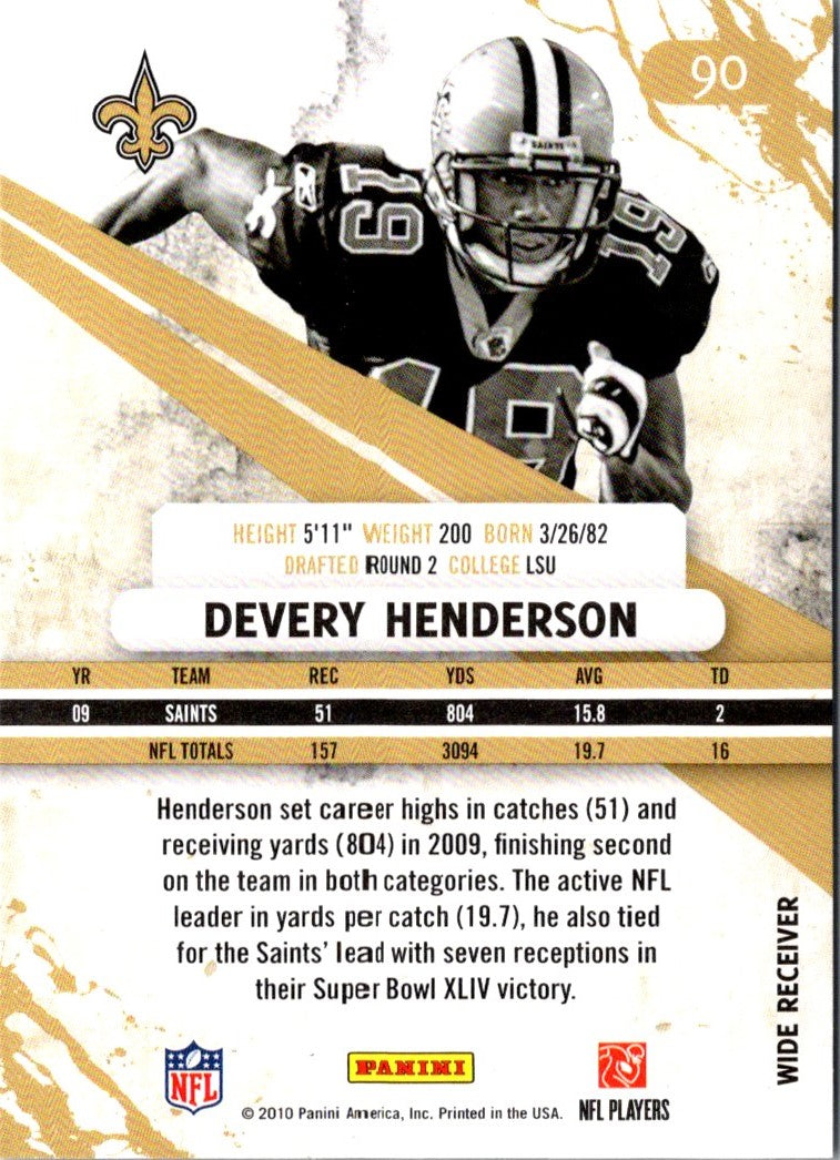 2010 Panini Rookies & Stars Devery Henderson