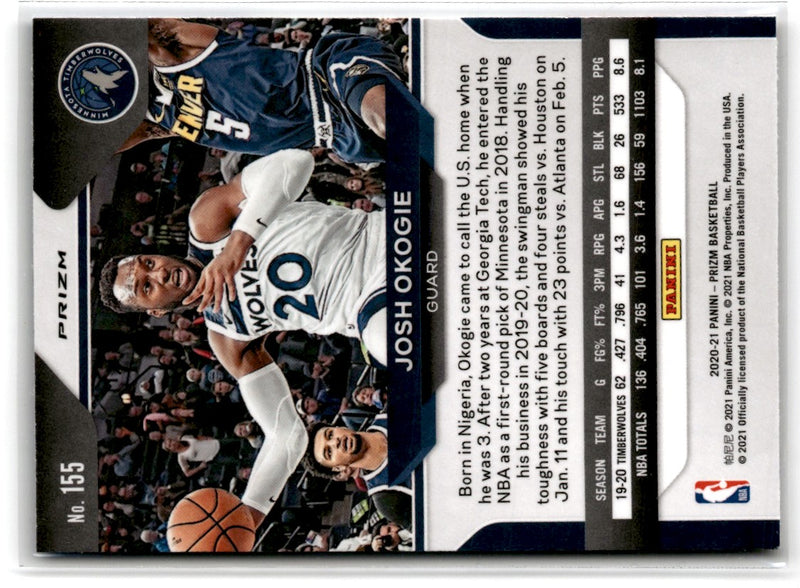 2020 Panini Prizm Prizms Josh Okogie