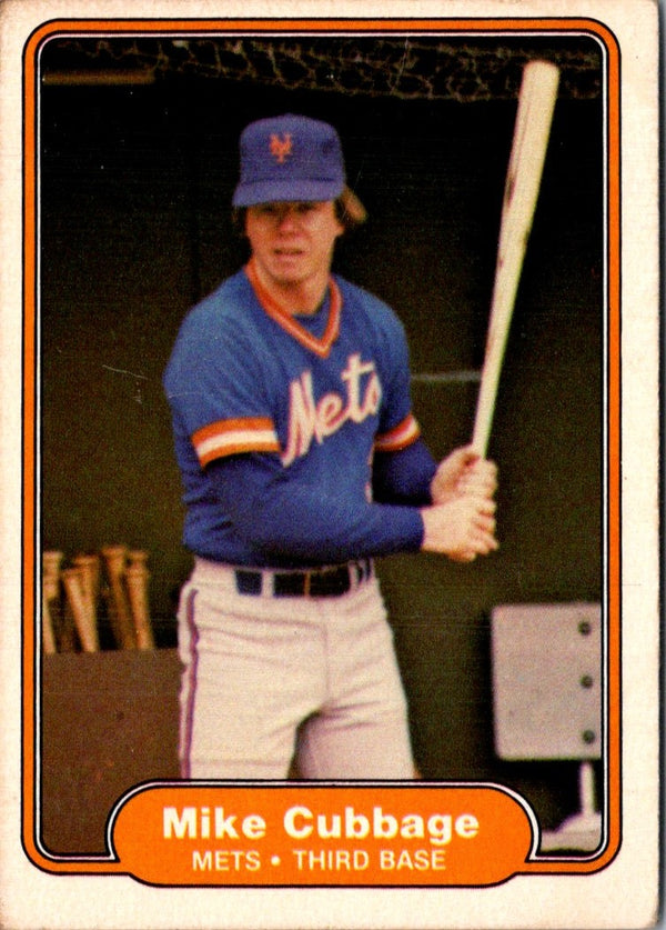 1982 Fleer Mike Cubbage #523