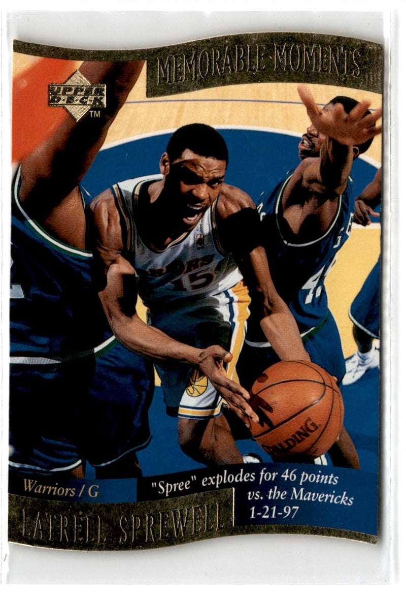 1997 Upper Deck Game Dated Memorable Moments Dikembe Mutombo