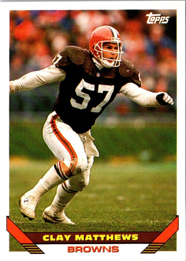 1993 Topps Clay Matthews #496