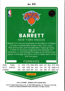 2021 Donruss Optic Blue RJ Barrett