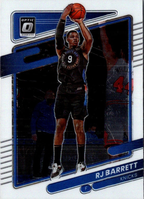 2021 Donruss Optic Blue RJ Barrett #63