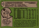 1978 Topps Lemar Parrish